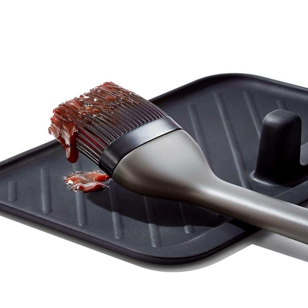 OXO Good Grips dishwasher-safe basting brush for quick cleanup