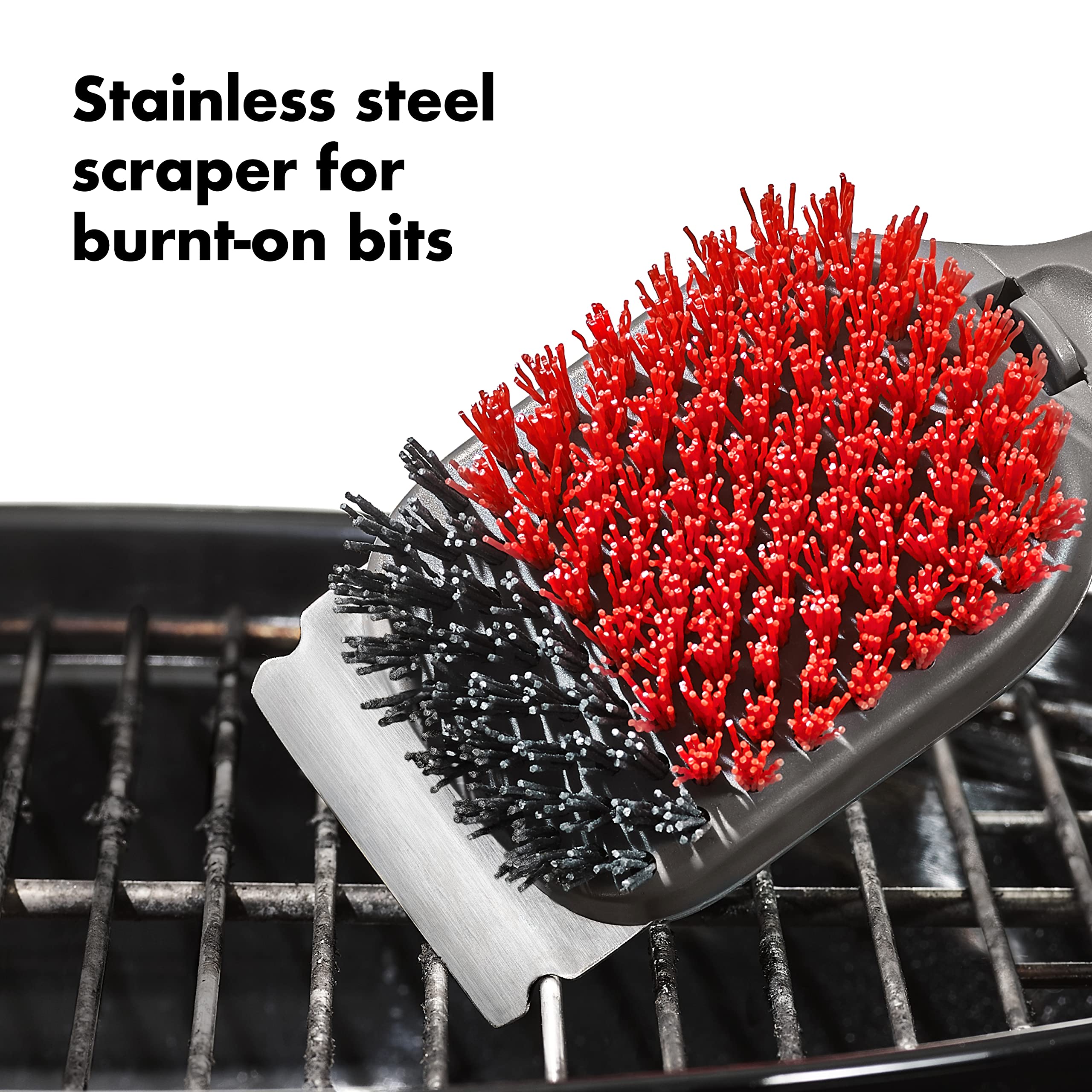 OXO Good Grips grill brush replaceable head extends life and reduces waste