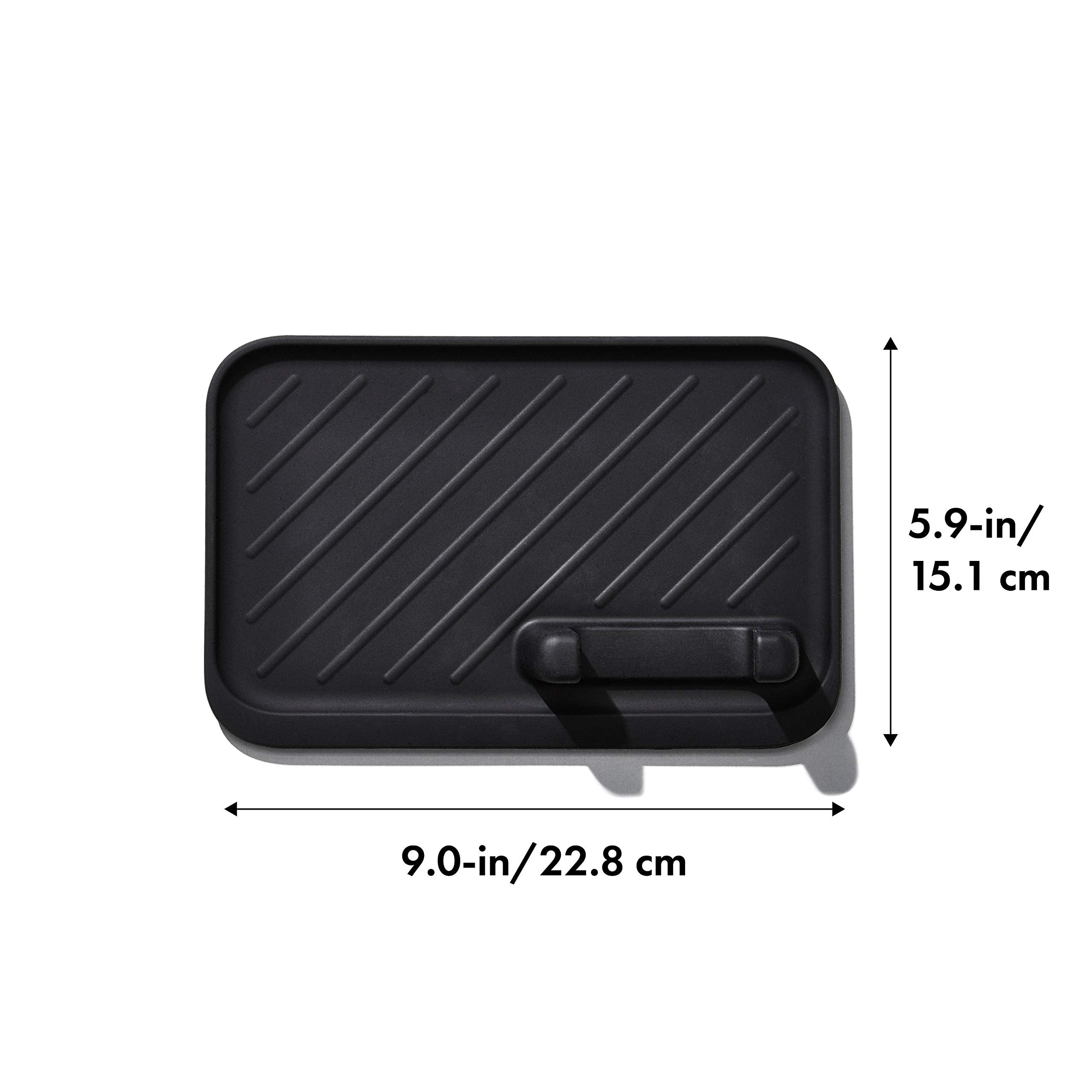 Silicone surface stays cool and easy to wipe during grilling tasks.