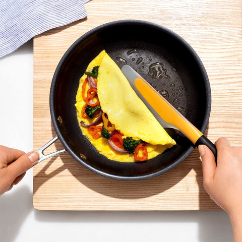 OXO Good Grips soft non-slip grip for comfortable kitchen control.