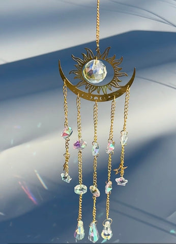 OYACH crystal suncatcher 2-inch pendant adds sparkle to windows