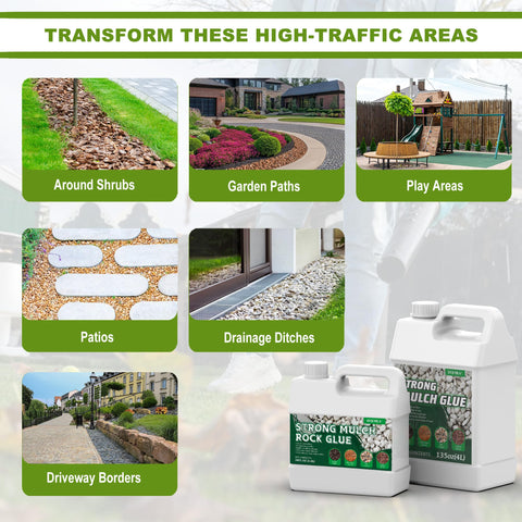Oycevila covers up to 400 sq ft for durable landscaping.