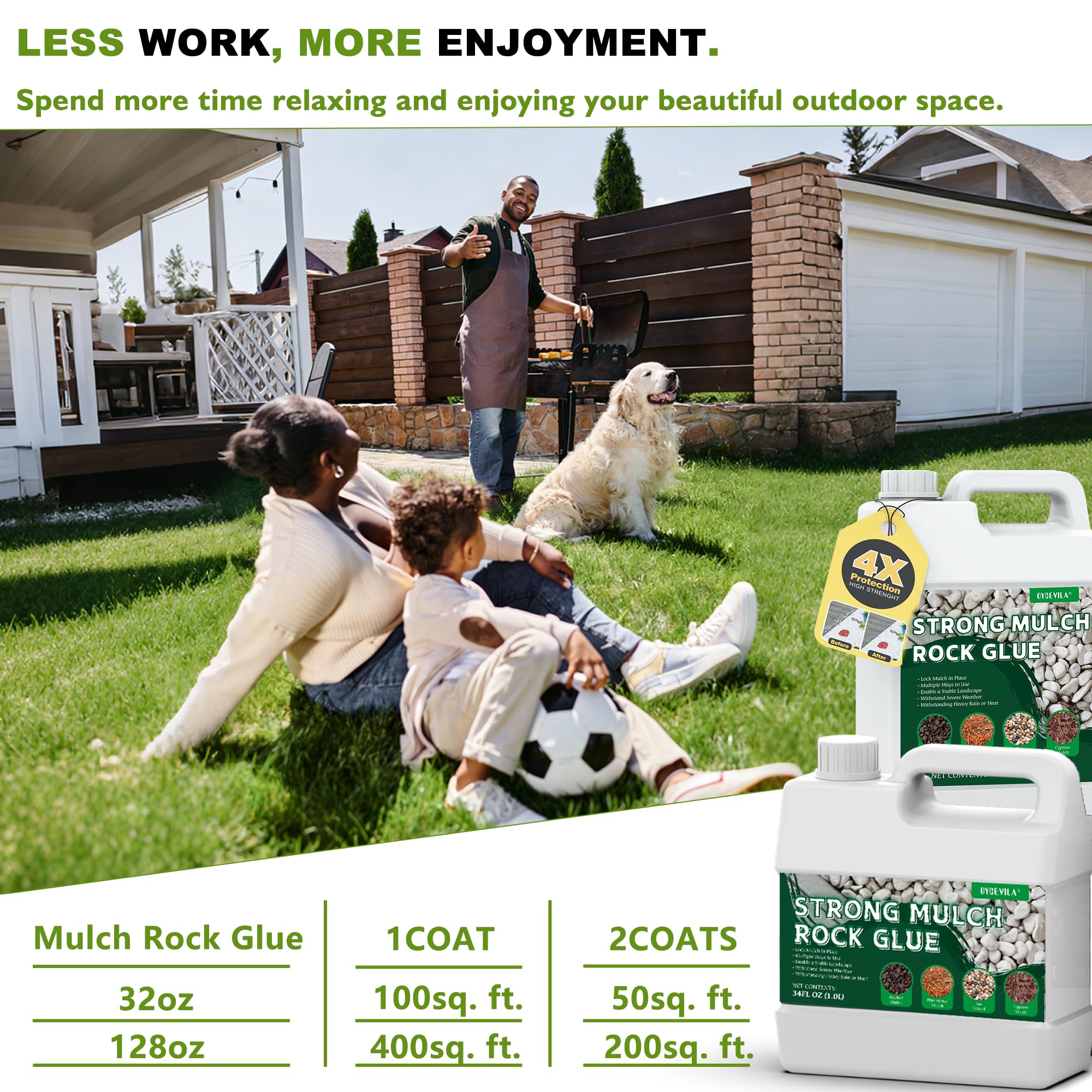Oycevila pet-safe, non-toxic formula after curing for gardens.