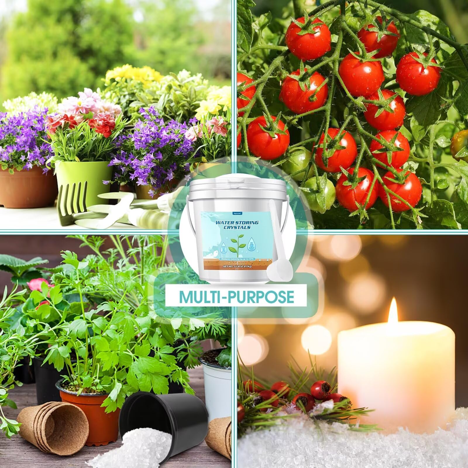 Oycevila packaging with a sturdy 5-pound bag for home gardens