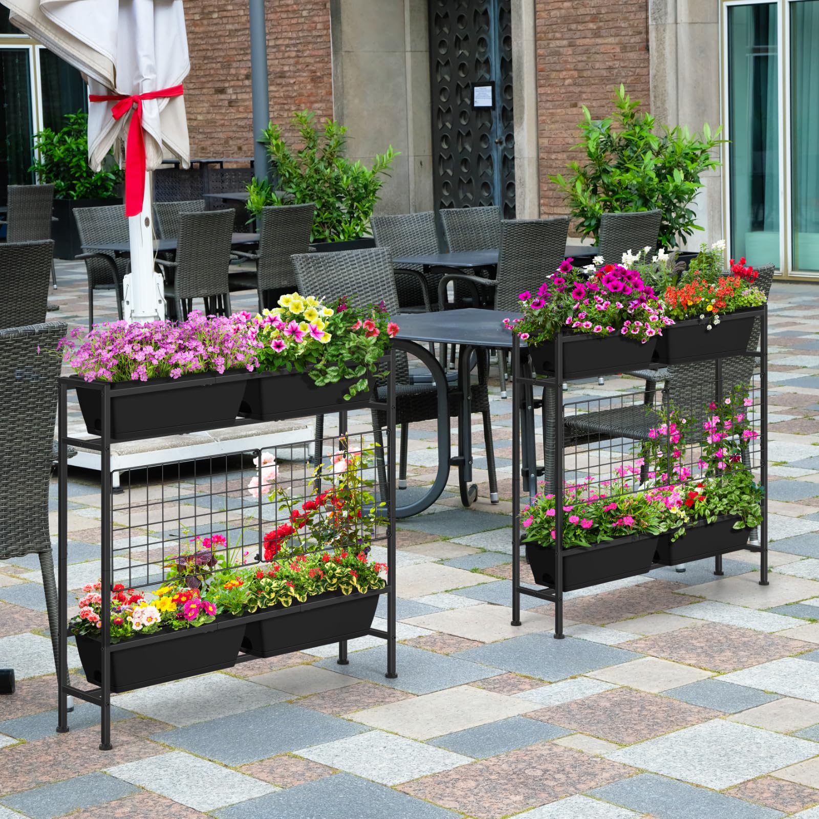 OYEAL ideal for balconies, patios, or decks with ergonomic height for comfort.