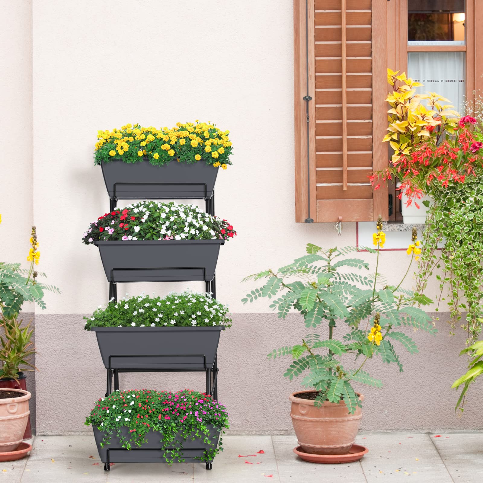 OYEAL indoor-outdoor setup on a deck highlighting versatile placement.