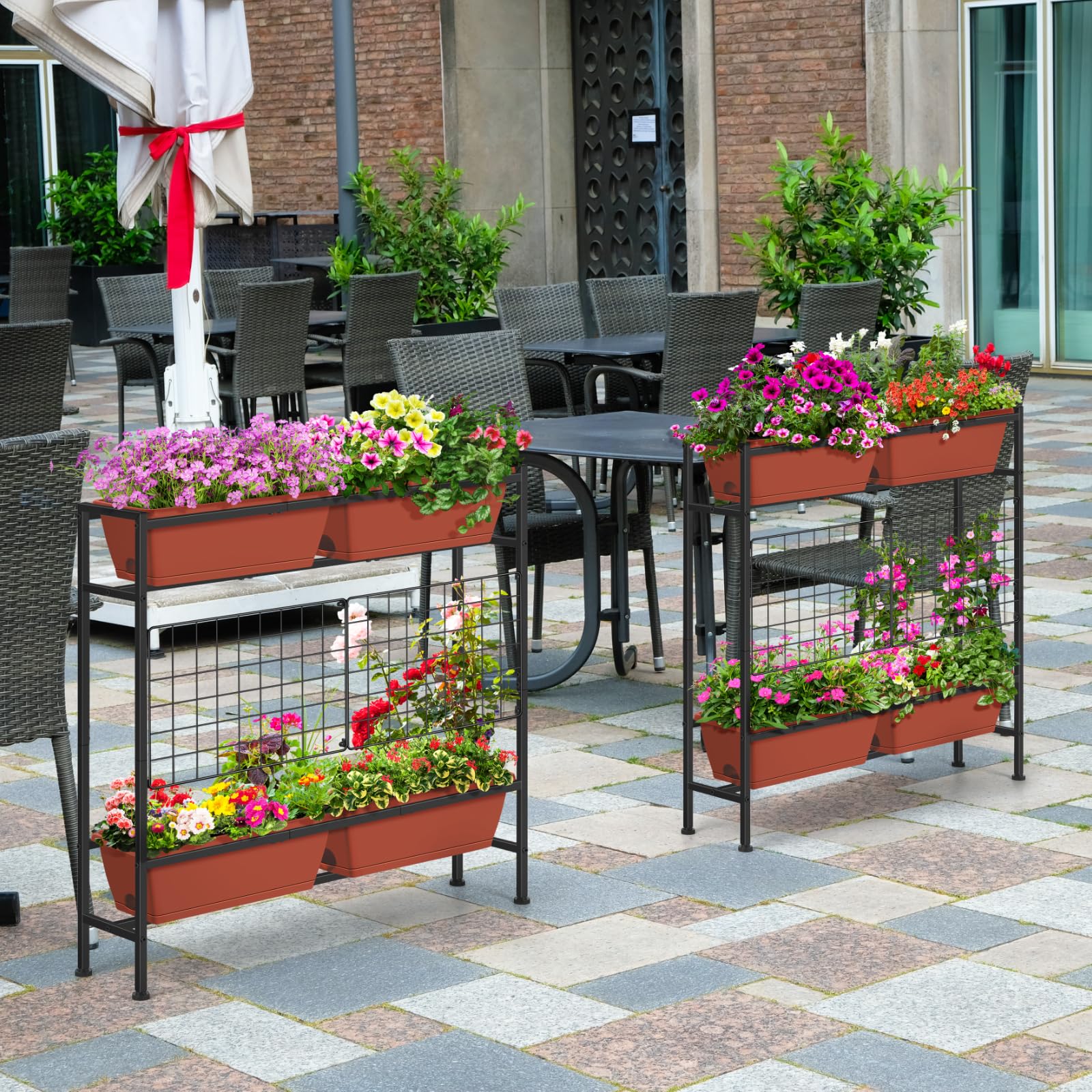 OYEAL tool-free assembly makes setup quick for patios and balconies.