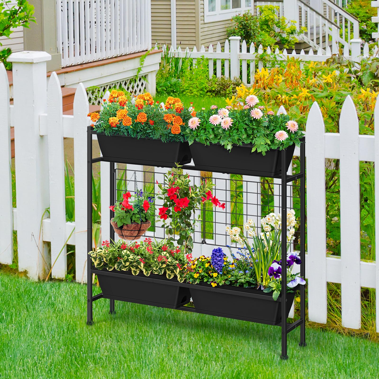 OYEAL removable drainage tray helps keep balconies clean and dry.