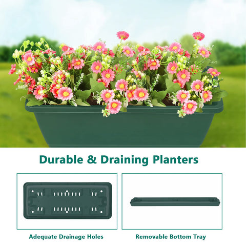 OYEAL sturdy metal frame with triangular design supports stable plant growth.