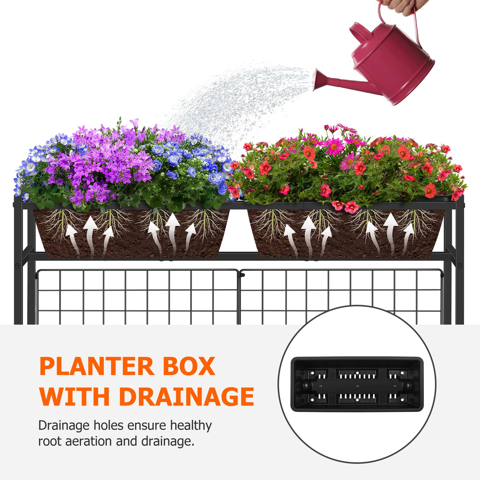 OYEAL vertical herb garden ready for easy, mess-free herbs on patios.