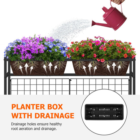 OYEAL vertical herb garden ready for easy, mess-free herbs on patios.