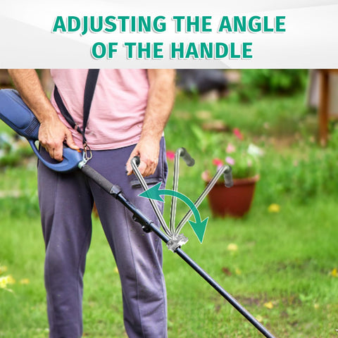 oyenbboi angle-adjustable handle allows upright trimming position