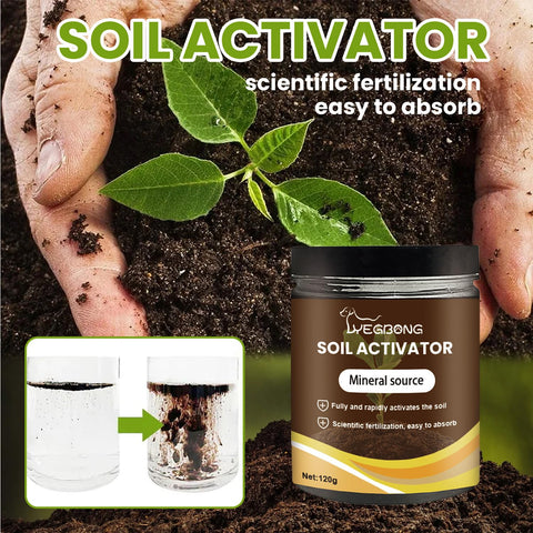 OYEWALLS Yegbong Activator demonstrates water-spray application for easy garden care.