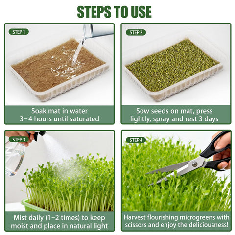 oyhqes biodegradable grow pad for eco-friendly gardening projects