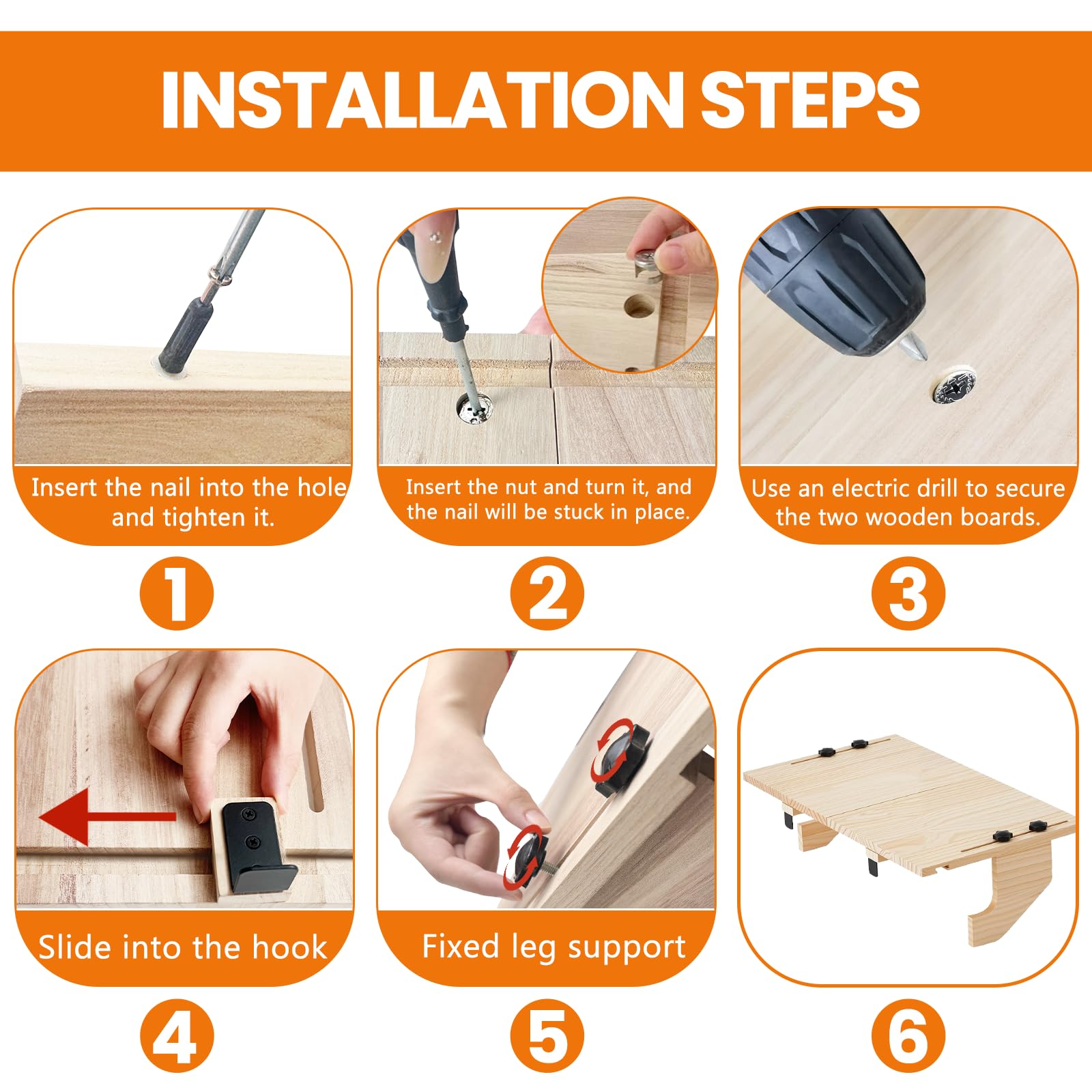 oyhqes easy-installation-screw-free design avoids wall damage.