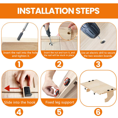 oyhqes easy-installation-screw-free design avoids wall damage.