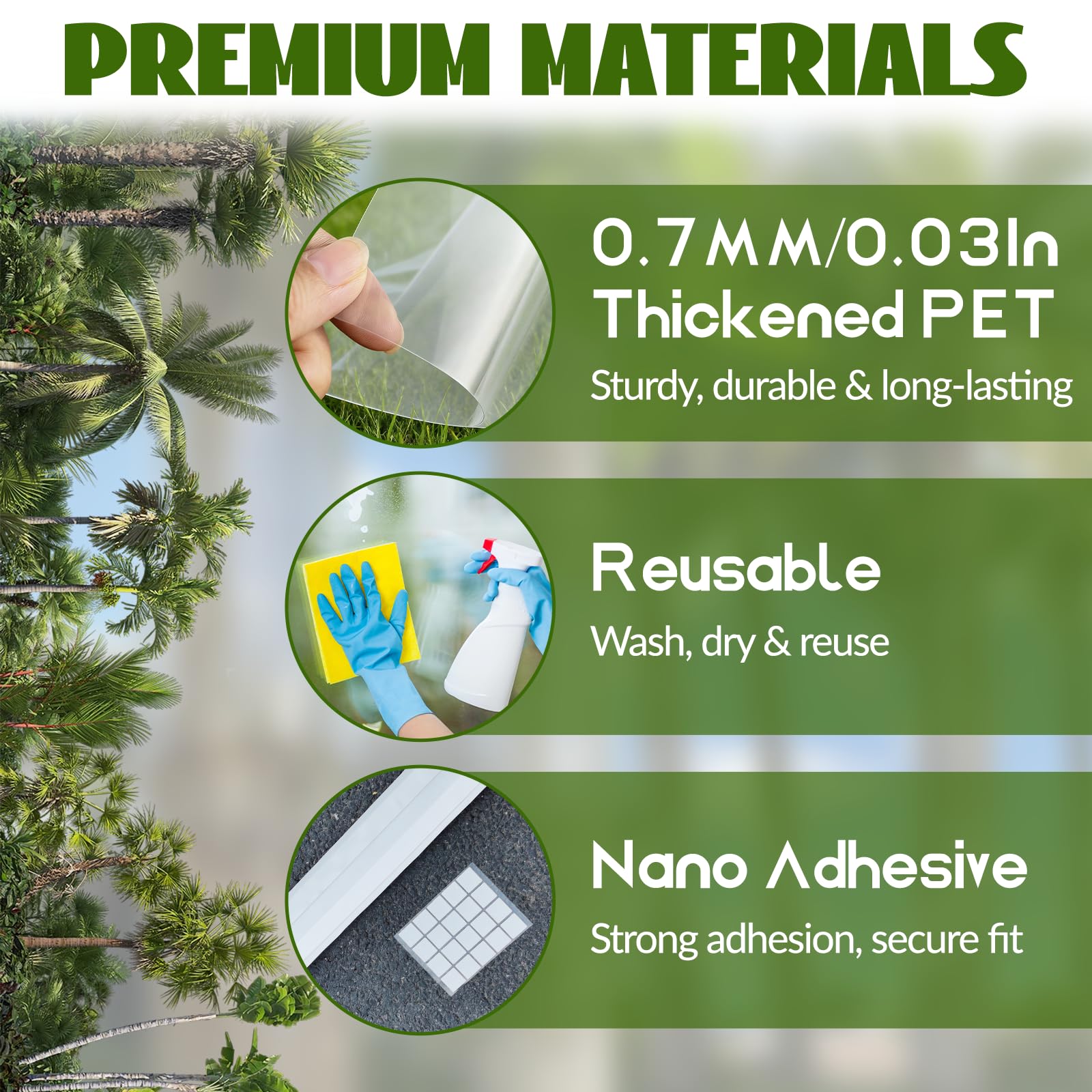 oyhqes Iguana Tree Wrap 7mm thick guard for strong protection