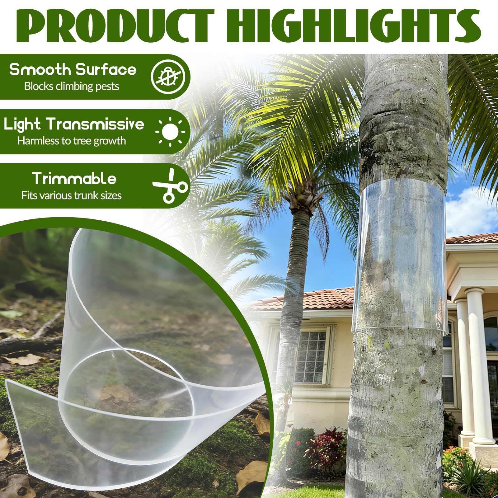 oyhqes Iguana Tree Wrap long tapes reinforce bond on trunk