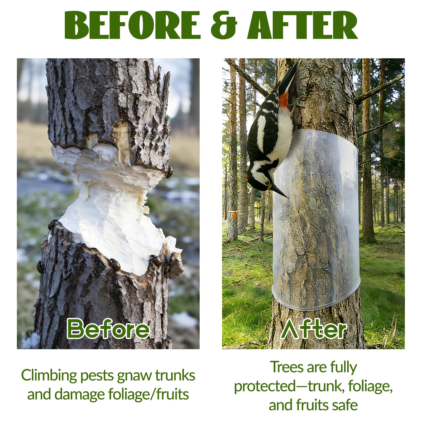 oyhqes Iguana Tree Wrap weatherproof and UV resistant for outdoors