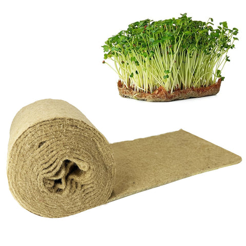 oyhqes microgreen growing mat roll provides even moisture for reliable germination
