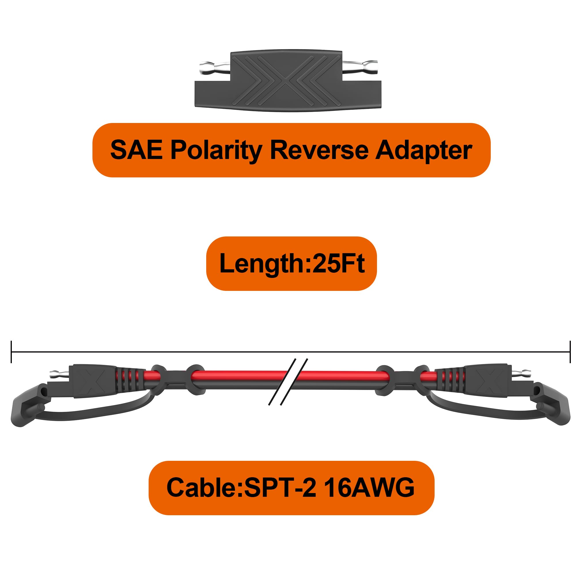 OYMSAE 16AWG copper-wire extension enabling efficient power transfer