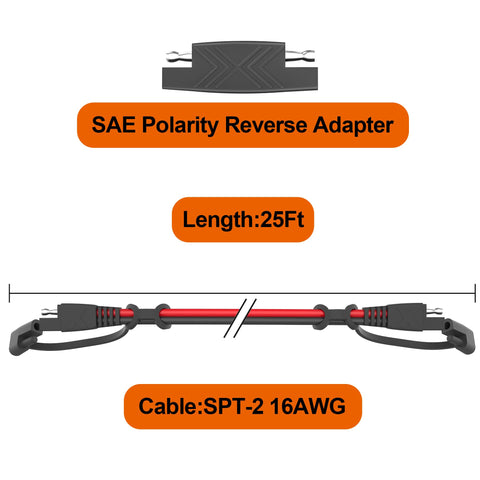 OYMSAE 16AWG copper-wire extension enabling efficient power transfer