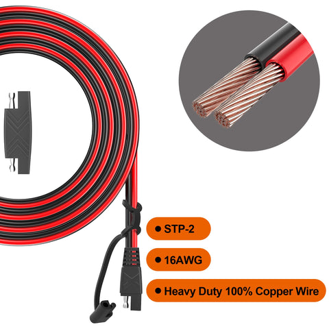 OYMSAE 16AWG heavy-duty wiring highlights rugged, long-lasting power delivery.