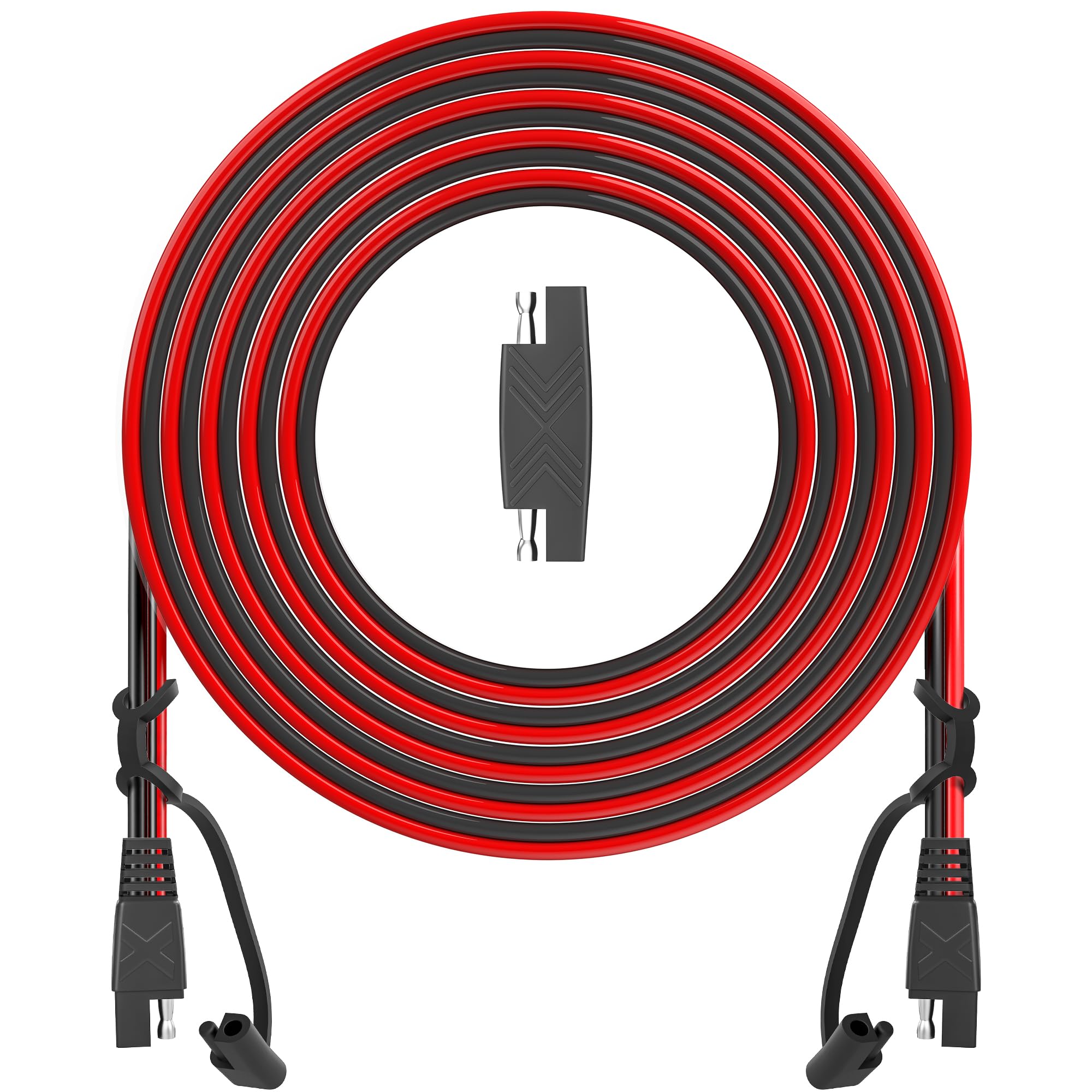 OYMSAE 25ft extension cable with durable copper wiring for automotive and solar power