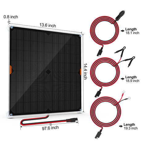 OYMSAE alligator clips provide alternative charging option for stranded batteries.