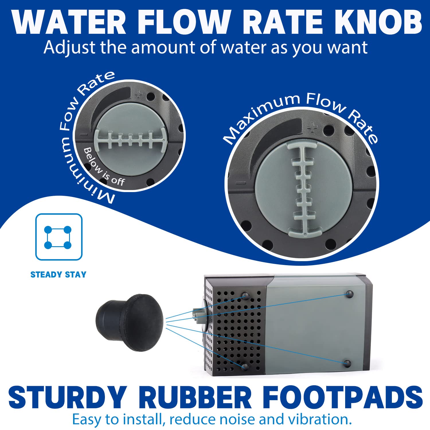 OYO WATER easy maintenance with tool-free disassembly