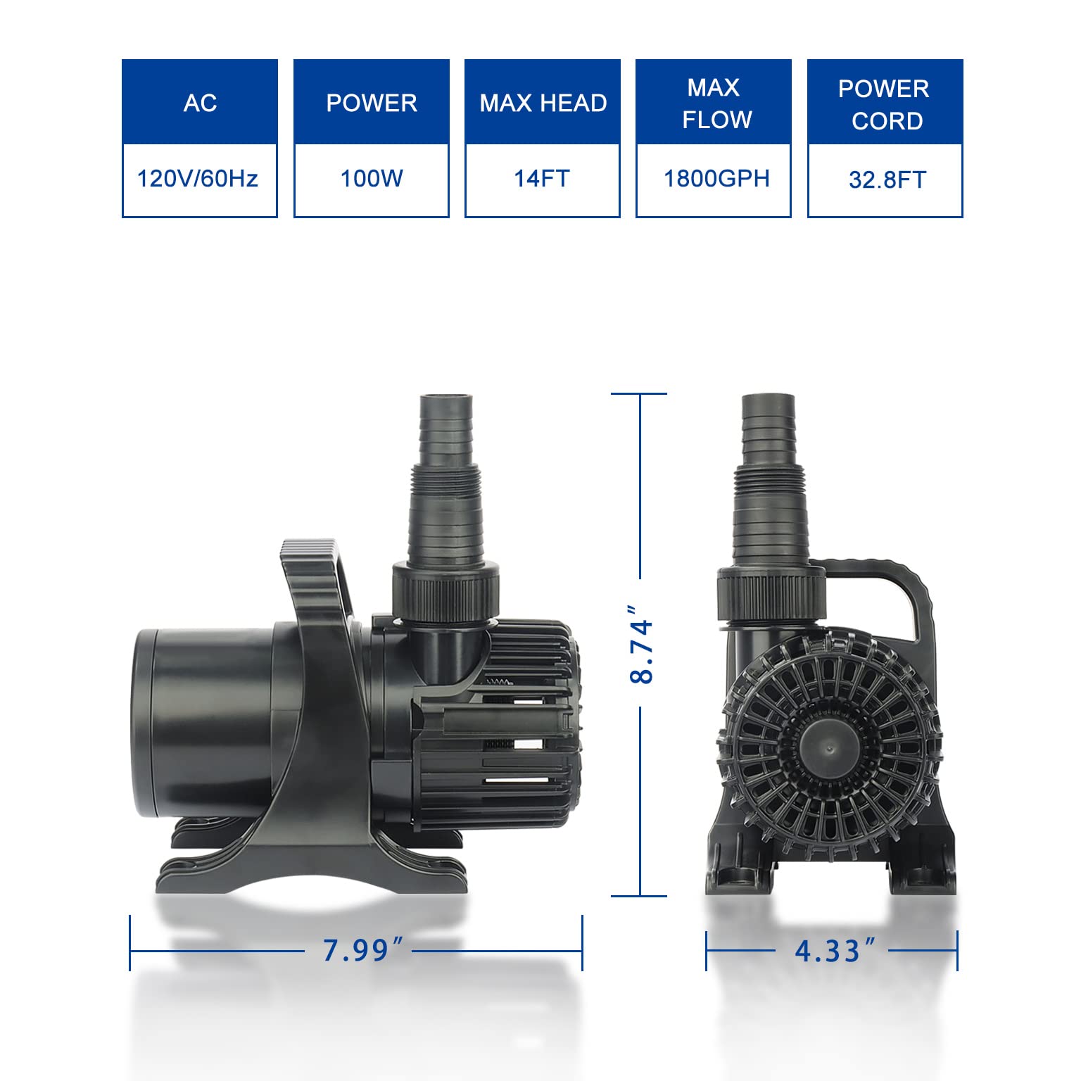 OYO WATER energy-saving design delivers strong flow with lower power use.