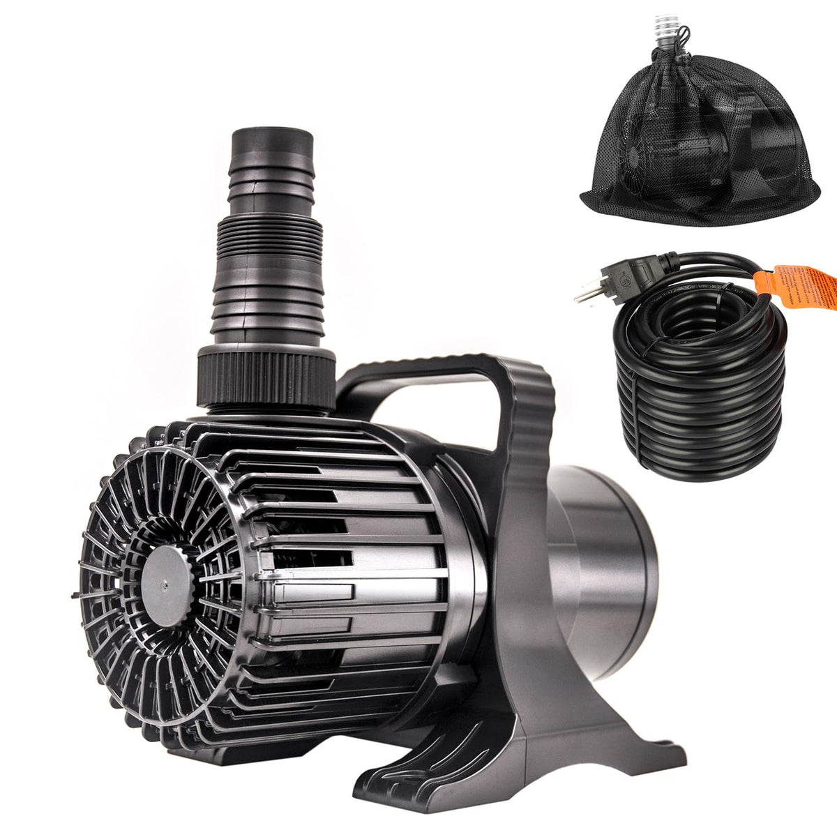 OYO WATER outdoor large pump setup enables easy installation for backyard waterfalls and fountains.