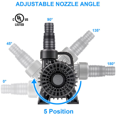 OYO WATER removable rotor assembly simplifies cleaning and maintenance.