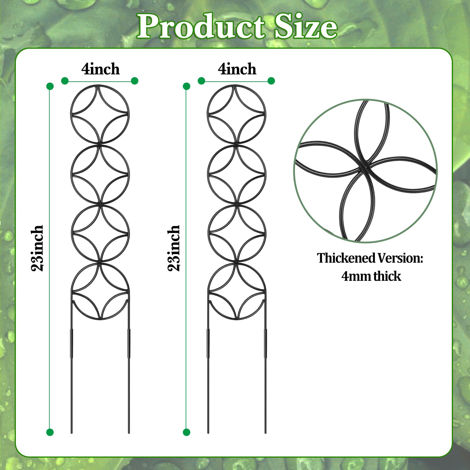 OYOEETD easy-assembly trellis requires no tools for quick setup.