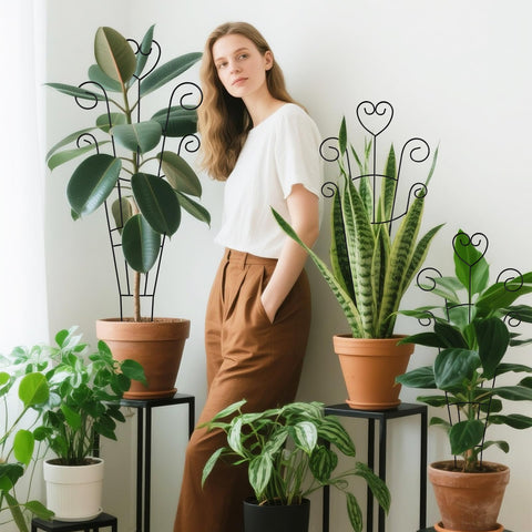 OYOEETD plant-support for indoor and outdoor use helps prevent branch breakage