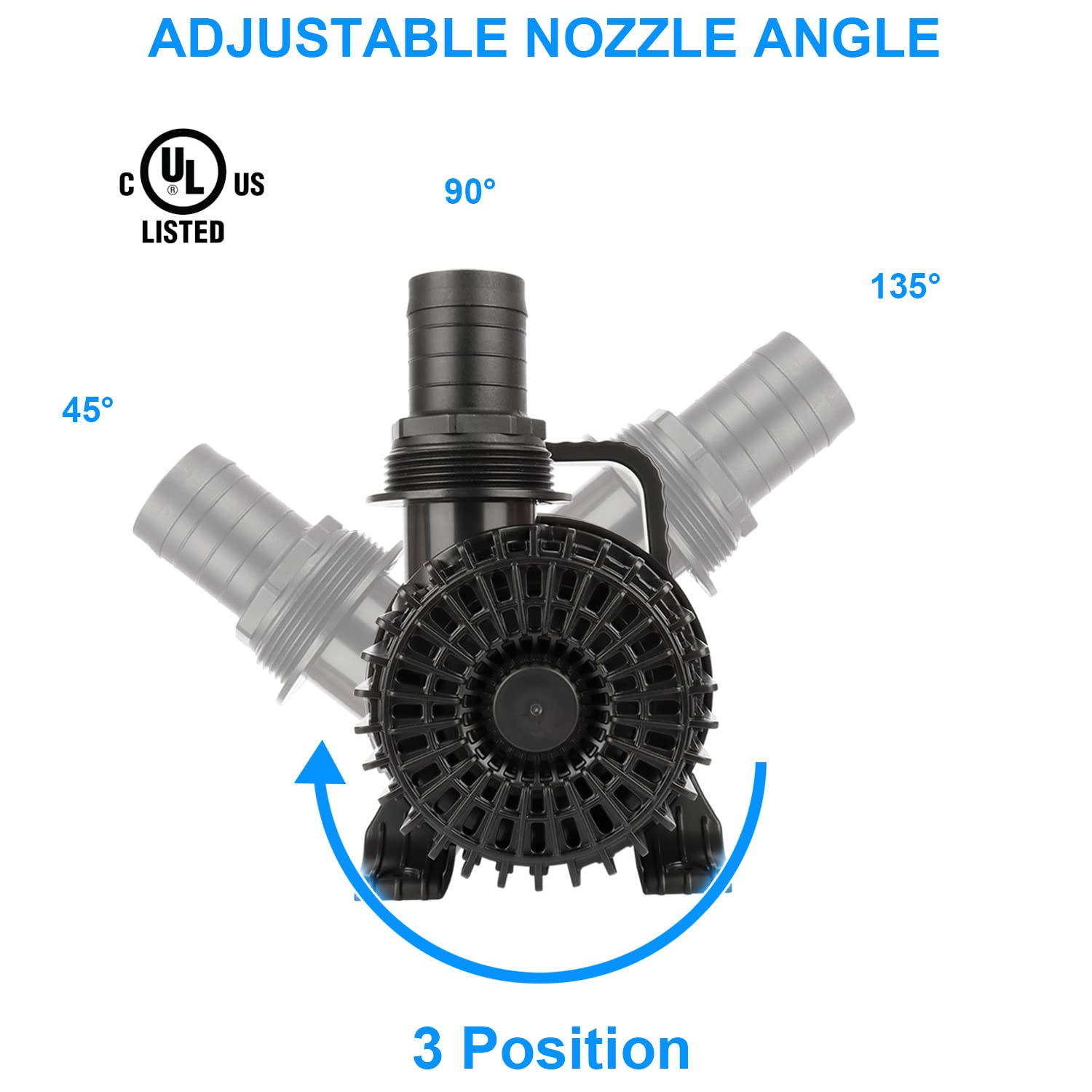 OYO WATER amphibious pump works in water or on dry land for versatile setups.