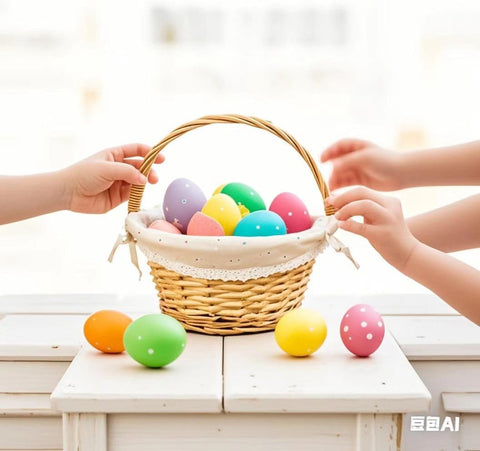 OYPEIP Easter basket removable lining enables easy cleaning and reuse