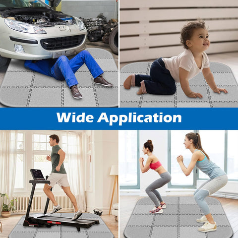Oyrlize hot tub mat interlocking design enables quick setup and storage.