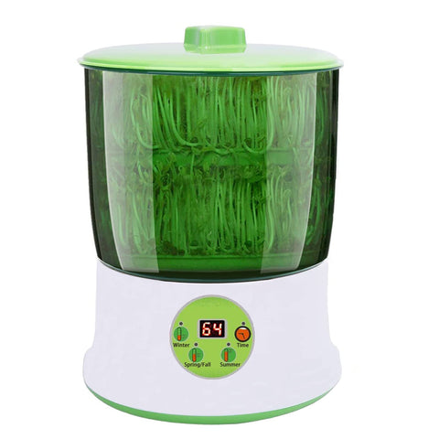 OYSIR bean sprouts machine front view with LED timer