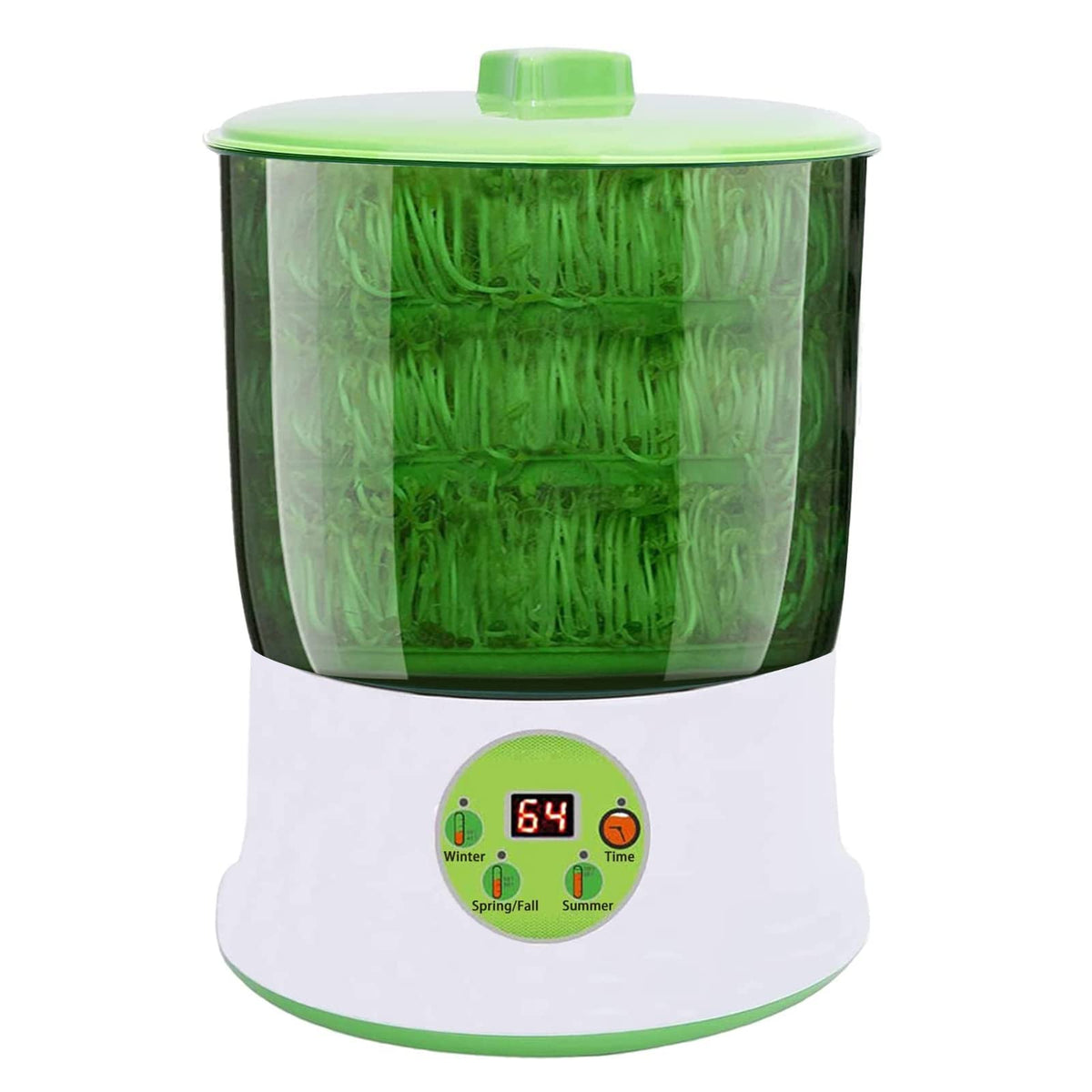 OYSIR Bean Sprouts Machine top view, compact home sprouter for fresh sprouts.