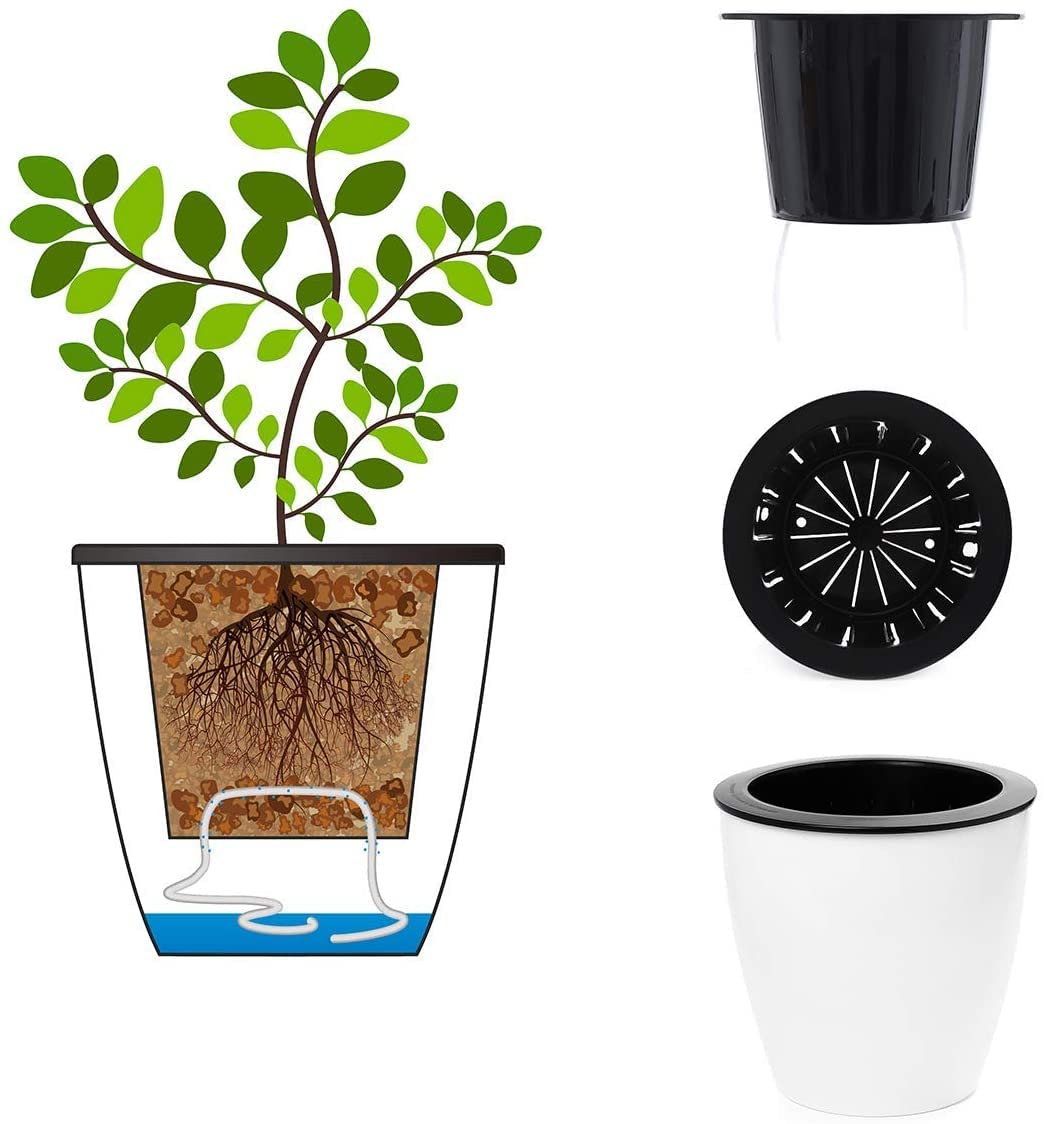 OYSIR self-watering design supports plant health during short trips or busy days.