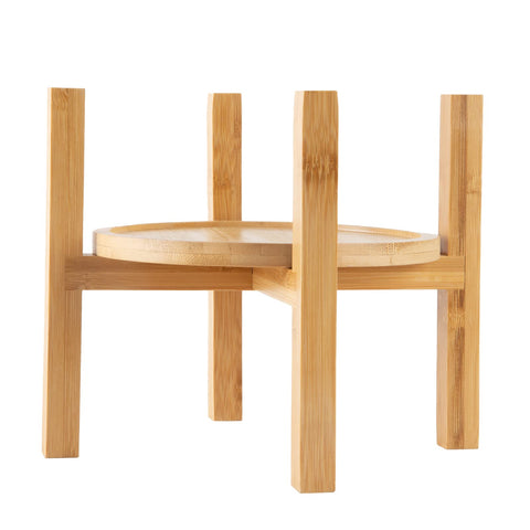 OYSIR plant stand highlights a modern display for your pot on the stand.