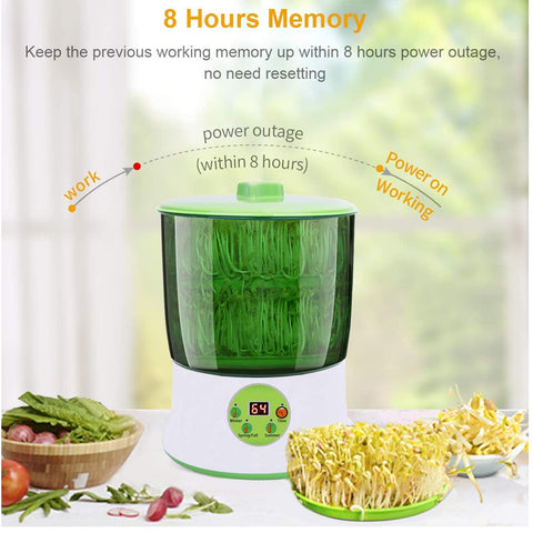 OYSIR two-layer seed grow trays with large capacity for family use
