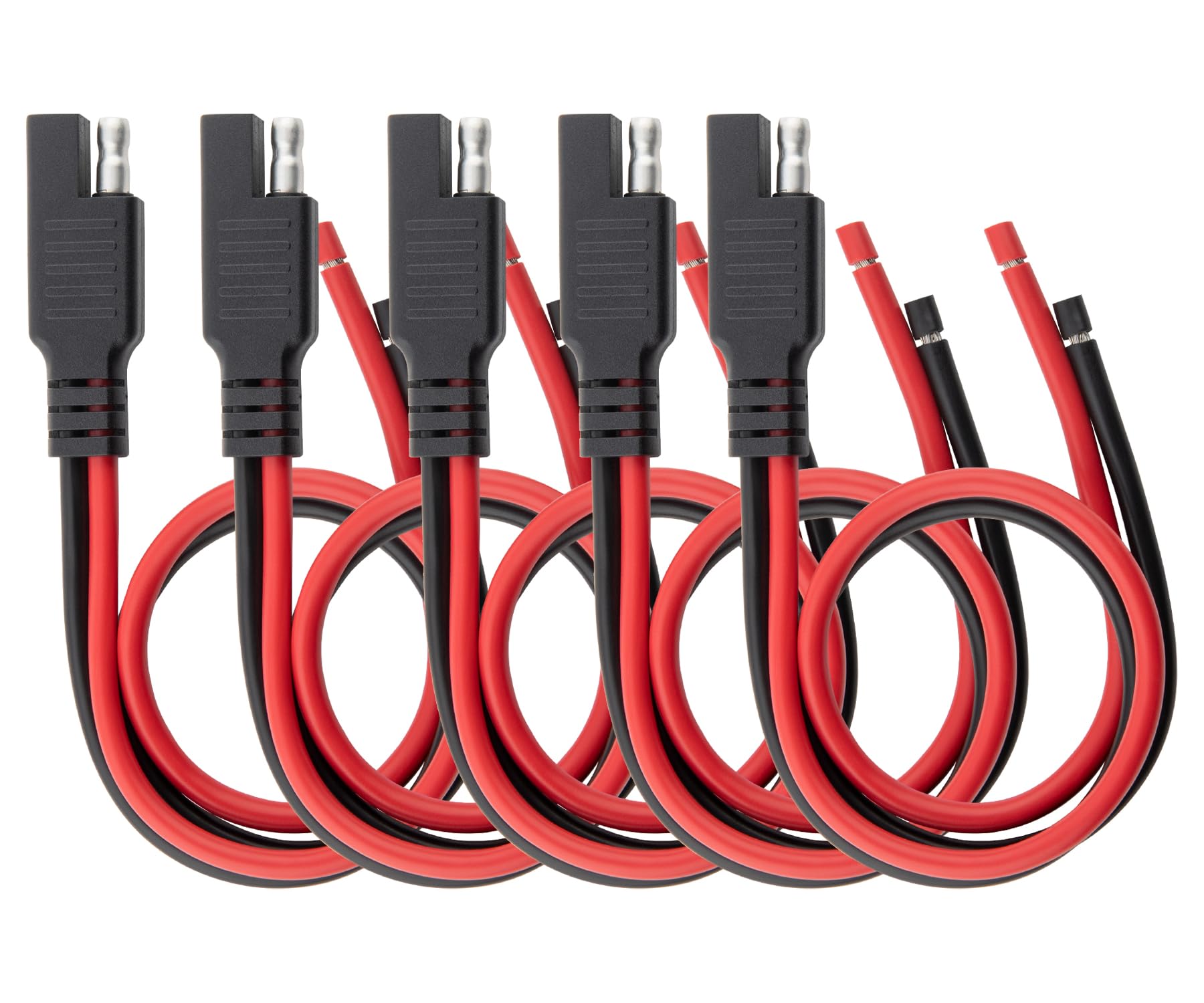 Oyviny SAE connector set with 12AWG wires for reliable solar charging connections