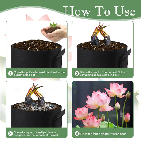 OZIO breathable nonwoven plant pots keep roots well-ventilated.