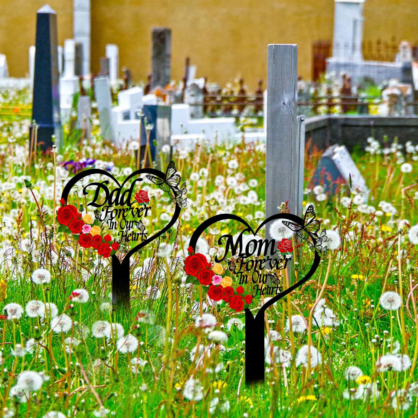 OZIO cemetery stake suitable for garden and lawn decoration.