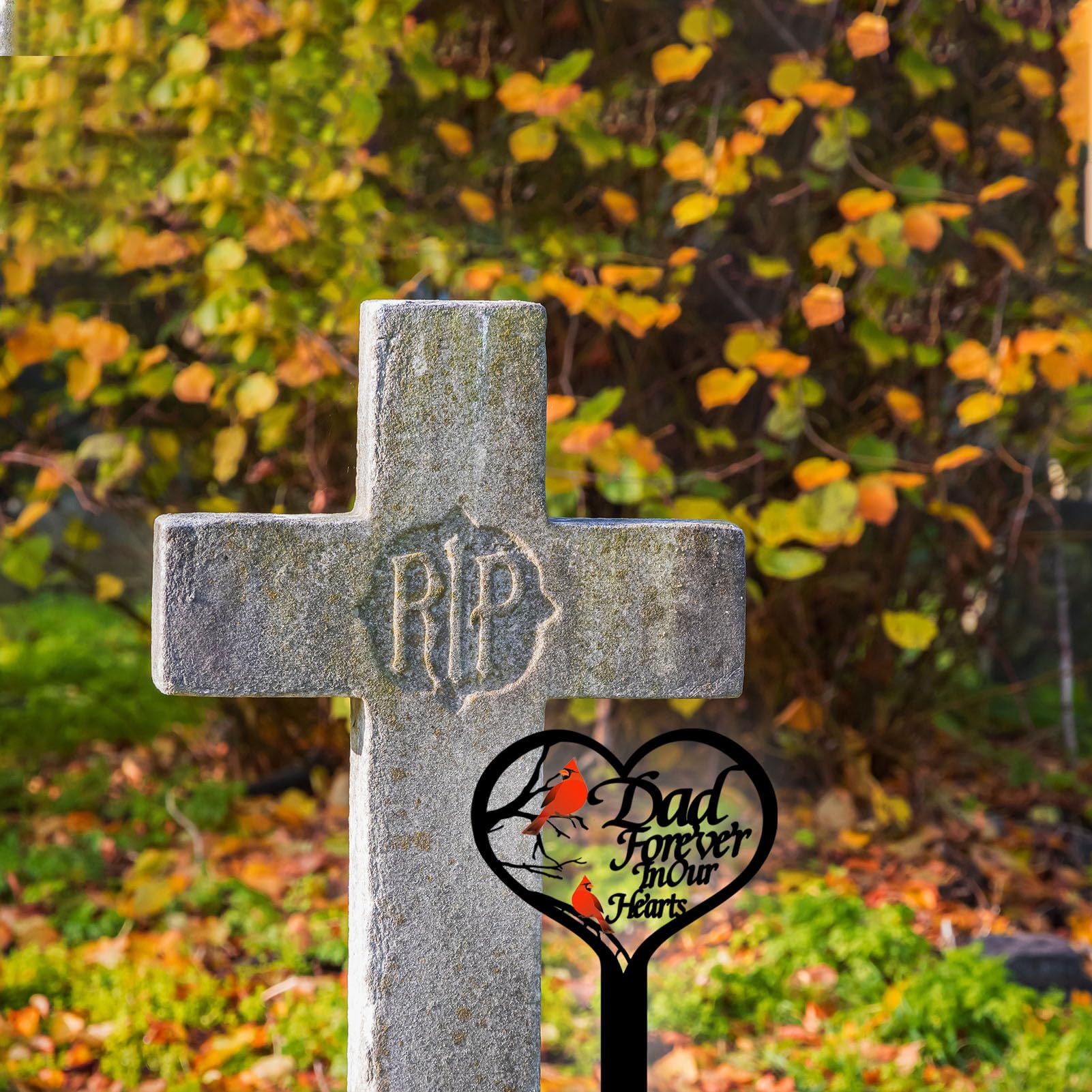 OZIO memorial plaque installation is quick and simple with digging and backfill.