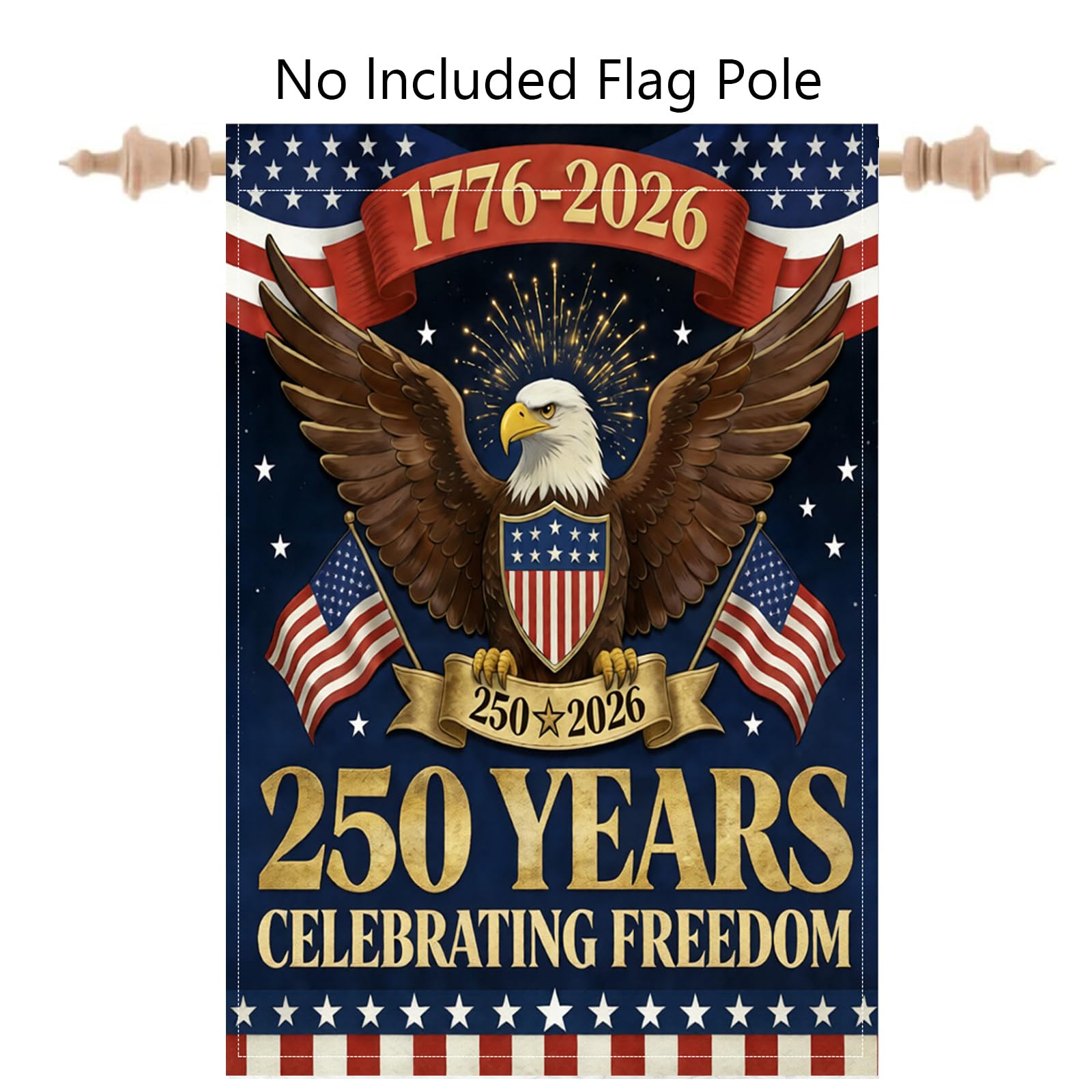 OZTK vintage American flag details highlighting heritage-inspired decor.