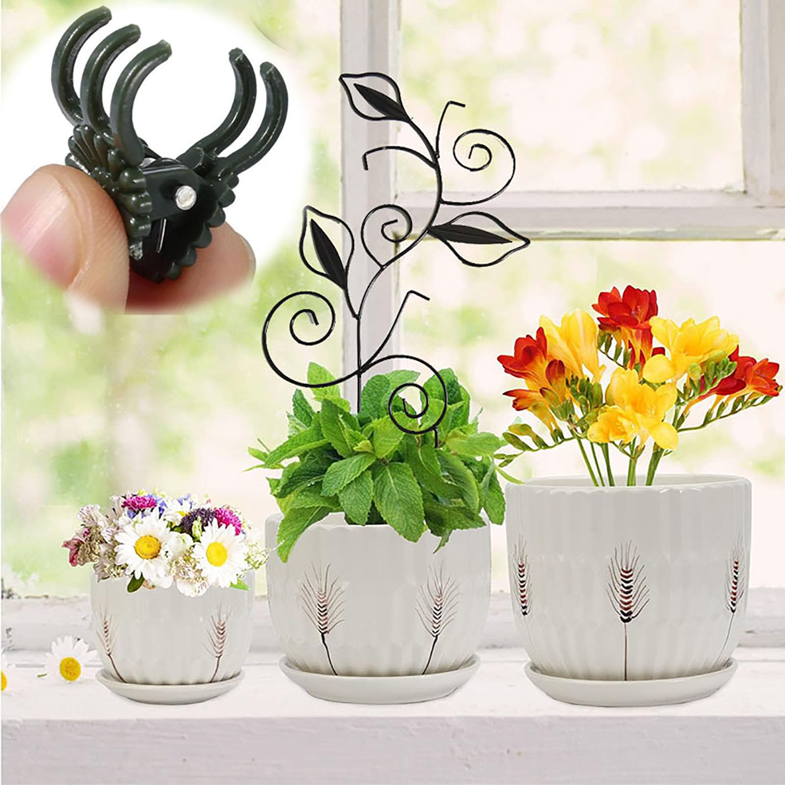 Paalee small pot trellis 16.1 by 8.6 inches fits compact containers