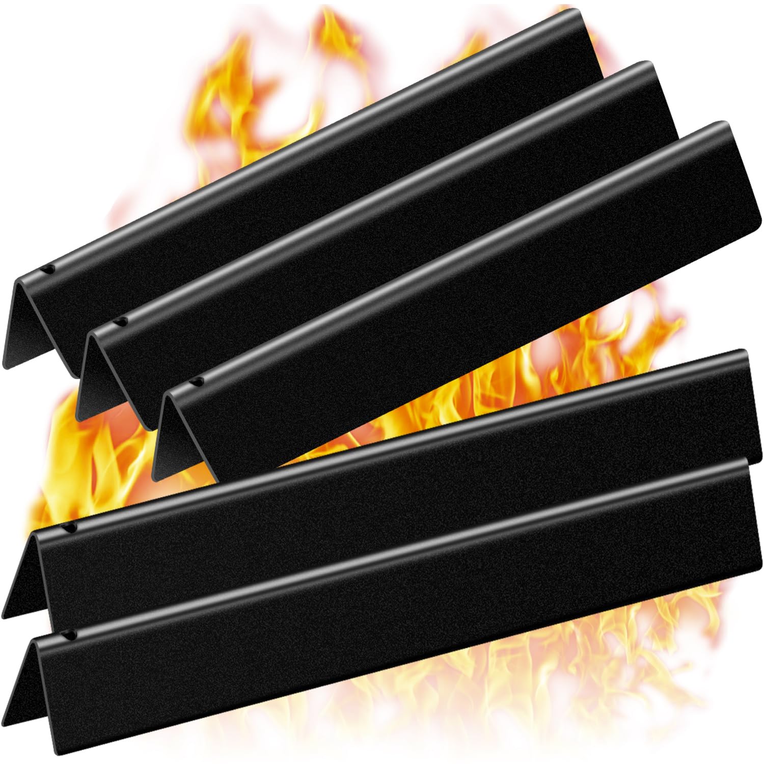 Paayox Flavorizer Bars for 22.5-inch Weber Spirit with side control, even heating.
